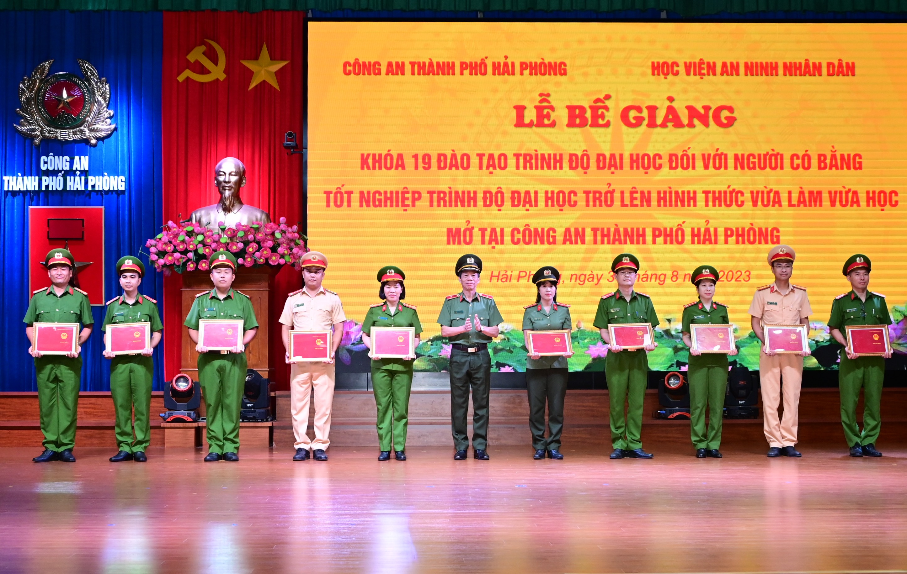 Công an thành phố Hải Phòng – Học viện An ninh nhân dân: Bế giảng Khóa 19 – Học viện An ninh nhân dân
